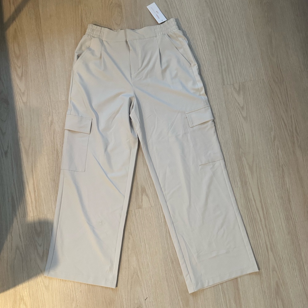 Yogalicious Lux Women's Light Tan Cargo trouser Pants